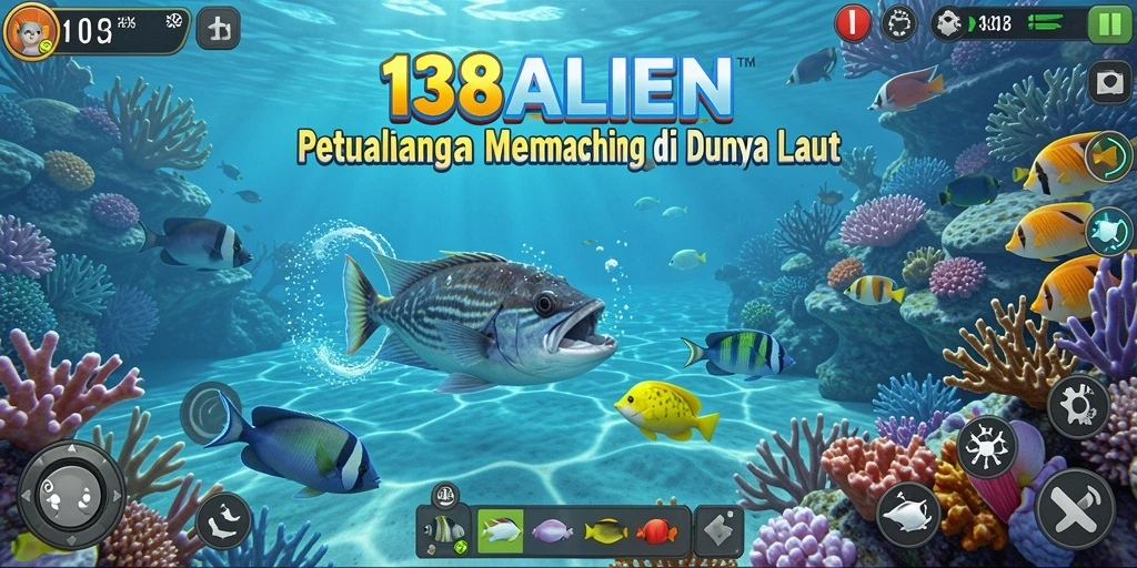 Tangkapan ikan epik dalam gameplay 138ALIEN.