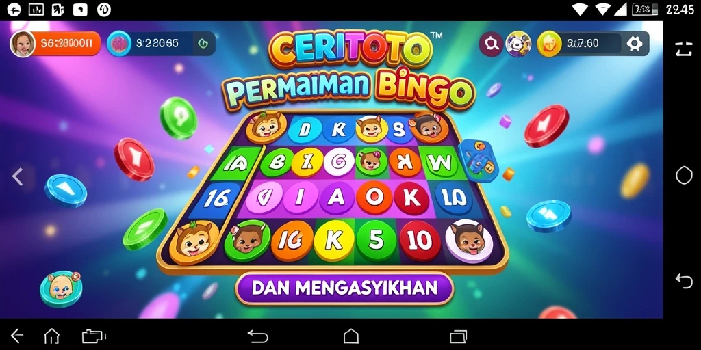 Screenshot CERITOTO yang menampilkan suasana bermain Bingo yang seru dan interaktif.