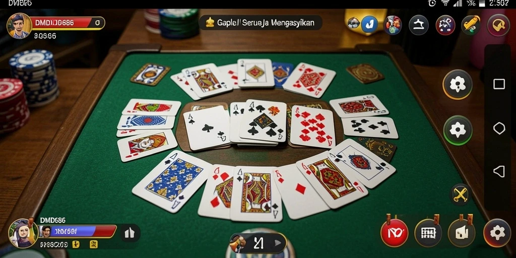 Tampilan gameplay DMD686 yang seru dan mengasyikkan.
