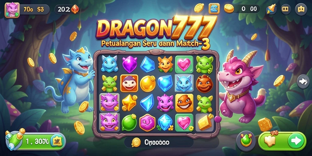 Tampilan gameplay seru dan menantang dalam DRAGON777.