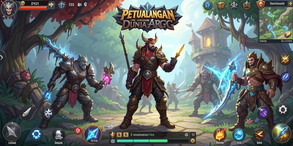 Tampilan gameplay yang mendebarkan dalam DY01, penuh aksi dan petualangan.