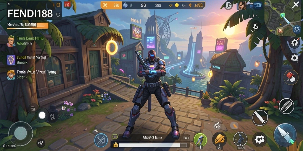 Screenshot utama FENDI188 menunjukkan gameplay menyenangkan dalam simulasi.