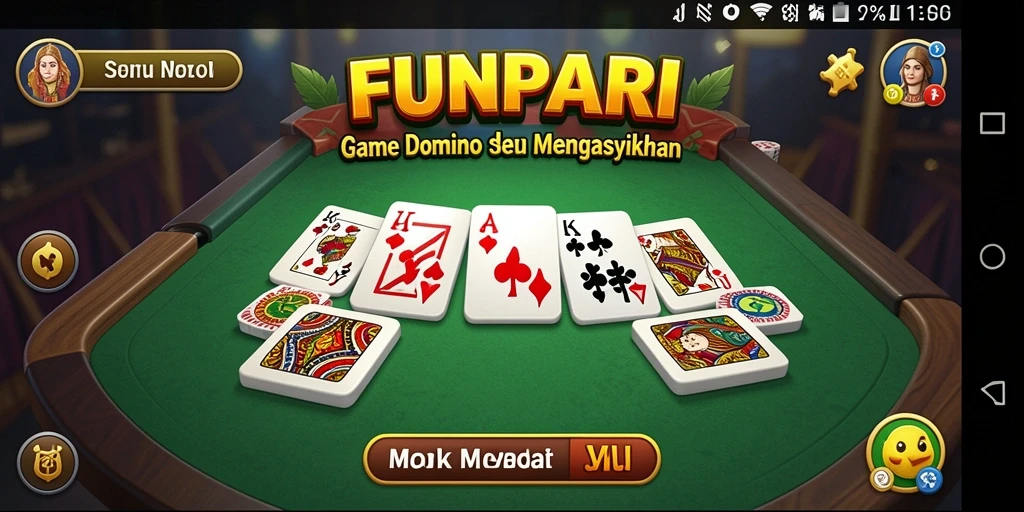 Tampilan gameplay seru dan interaktif di FUNPARI.