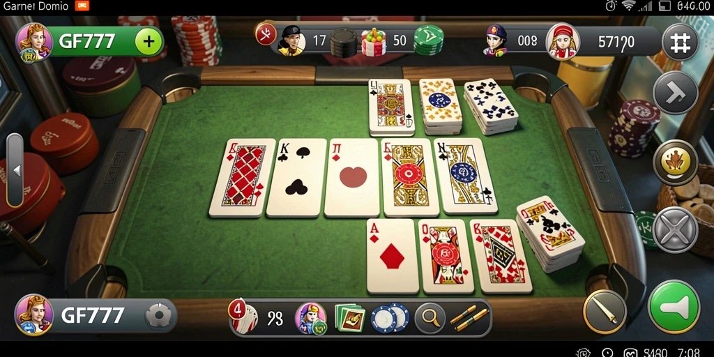 Tangkapan layar gameplay seru dari GF777 dengan teman-teman.