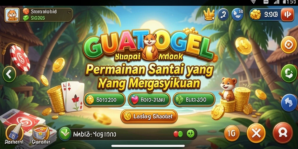 Tampilan gameplay seru dan santai dari GUATOGEL.