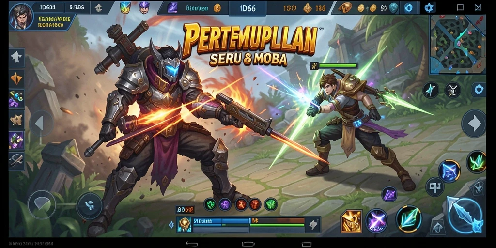 Gameplay intens dan strategi tim di ID66.