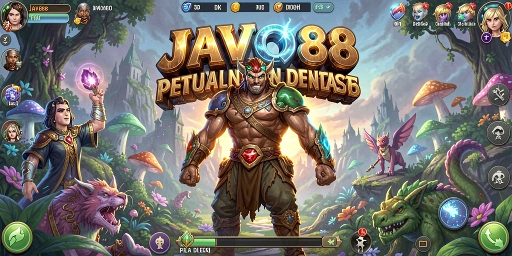 Tangkapan layar menunjukkan aksi seru dalam petualangan JAVO88.