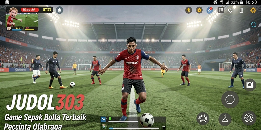 Gameplay seru dalam JUDOL303 saat mencetak gol.