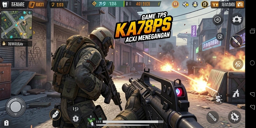 Tampilan aksi mendebarkan dalam gameplay KA789 di TPS.