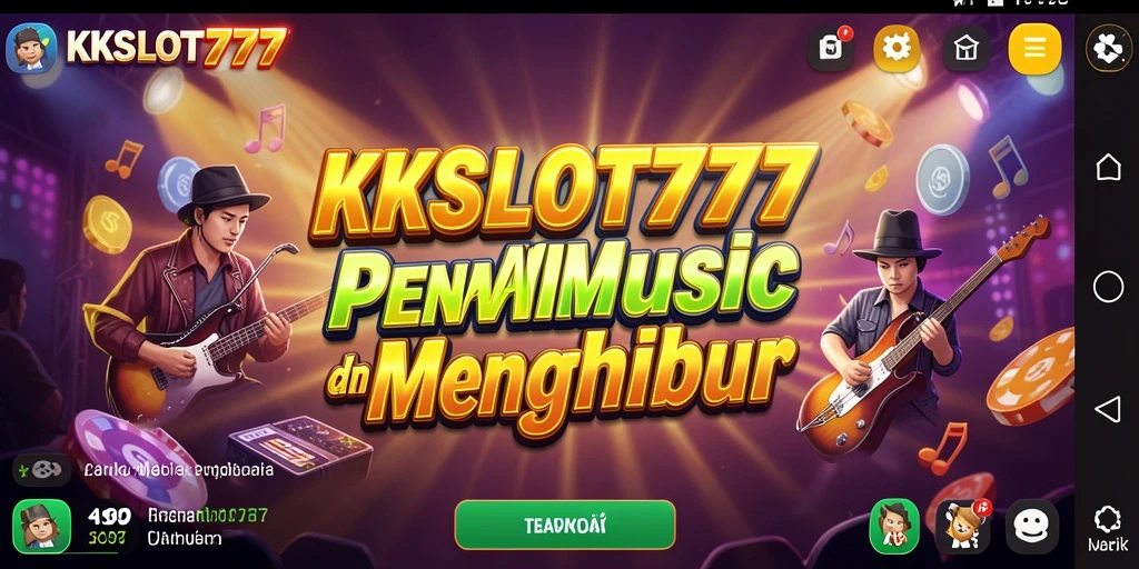 Tampilan gameplay KKSLOT777 yang penuh warna dan interaktif.