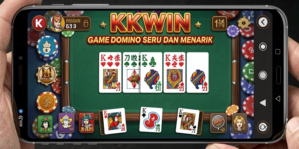 Tampilan gameplay Domino yang seru dan interaktif.