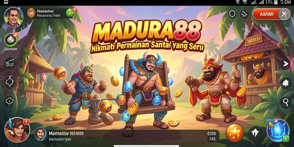 Screenshot gameplay MADURA88 yang menunjukkan keseruan bermain game Casual.