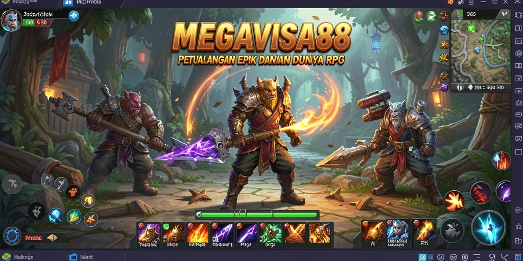 Tampilan gameplay MEGAVISA88 yang seru dan mendebarkan.