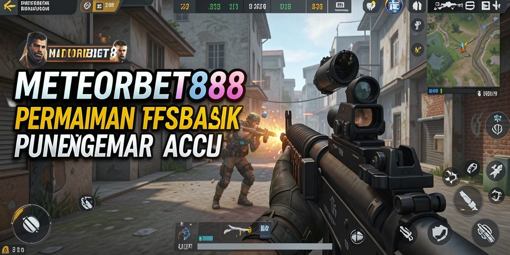 Screenshot METEORBET88 menampilkan aksi tembak-menembak yang seru.