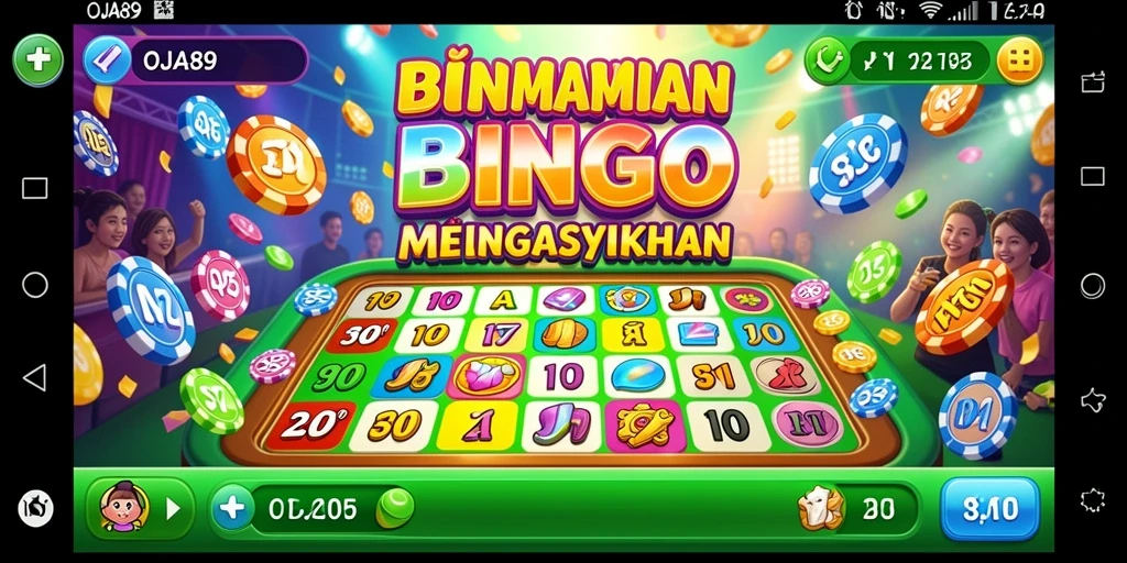 Tampilan gameplay OJA89 yang mengasyikkan dalam permainan Bingo.