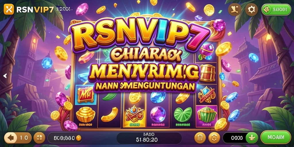 Screenshot utama RSNVIP7 menampilkan gameplay Slot yang mengasyikkan.