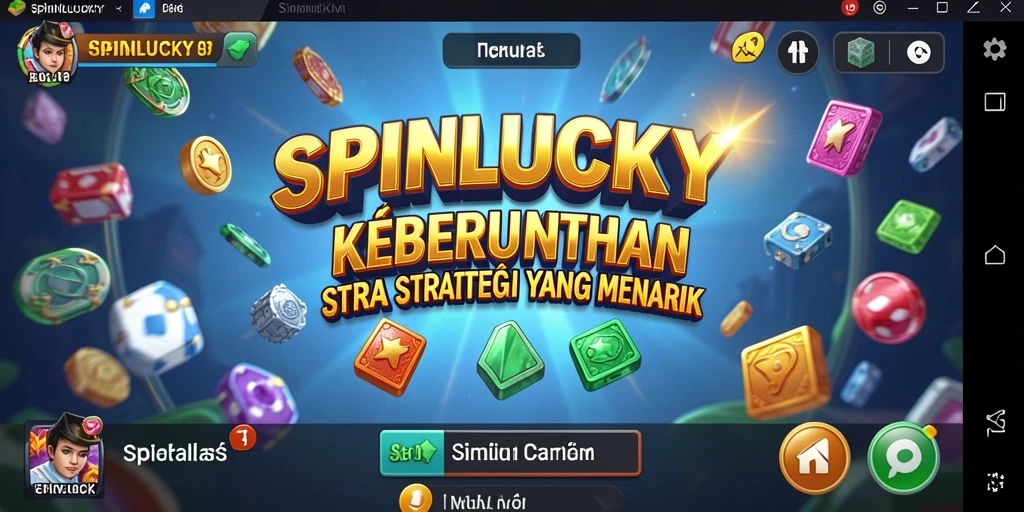 Tampilan gameplay SPINLUCKY yang menarik dan penuh warna.