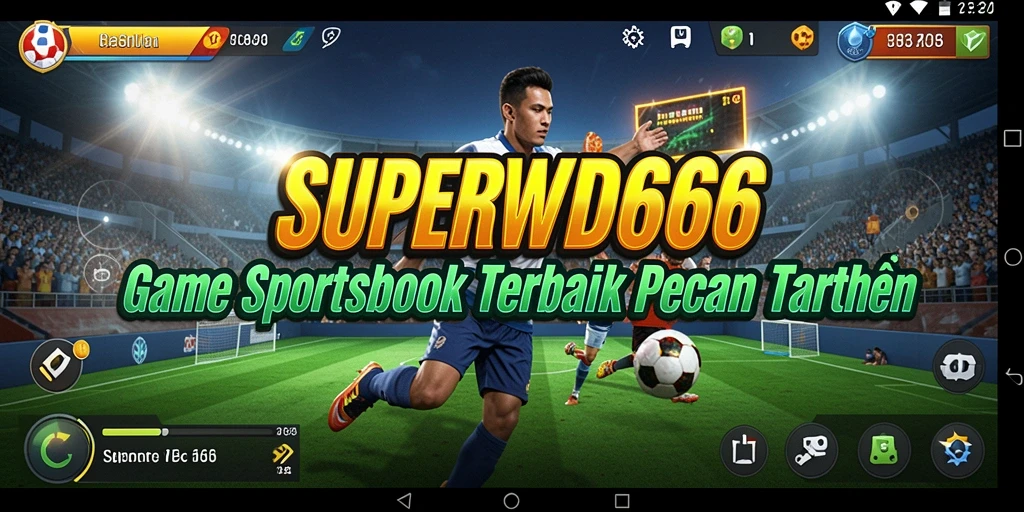 Tampilan gameplay seru dalam aplikasi Sportsbook SUPERWD666.