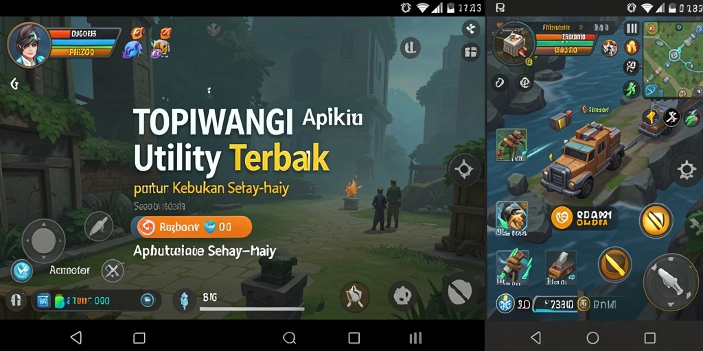 Tampilan aplikasi TOPIWANGI yang sederhana dan fungsional.