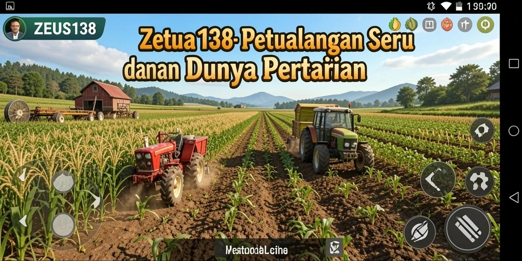 Tangkapan layar dari gameplay <strong>ZEUS138</strong> yang menampilkan aktivitas bertani.